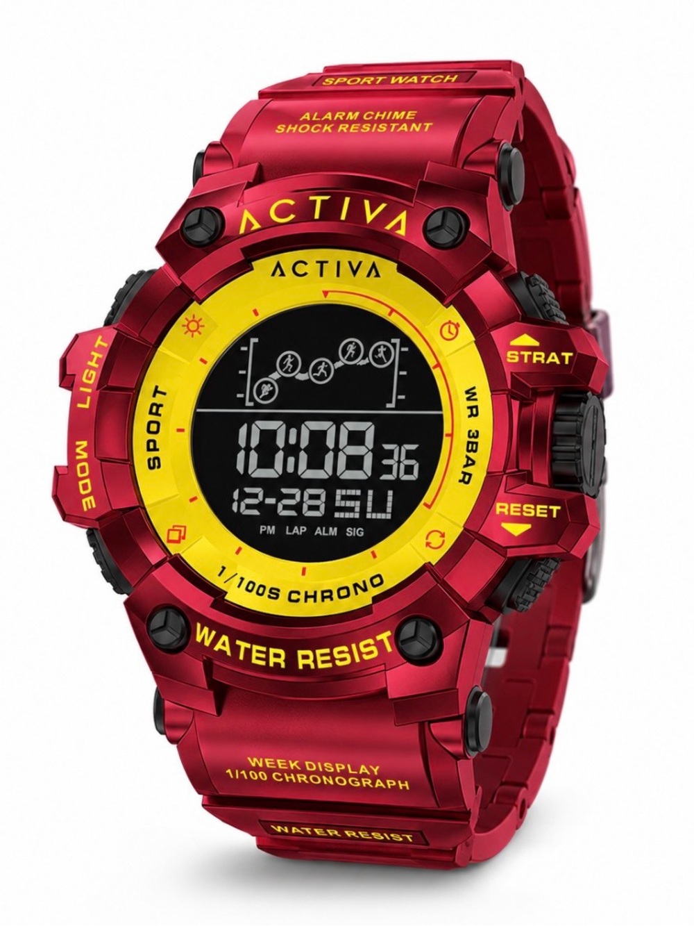Activa X
Invicta Digital Unisex Watch - 50mm, Red (ACW8082-015)
